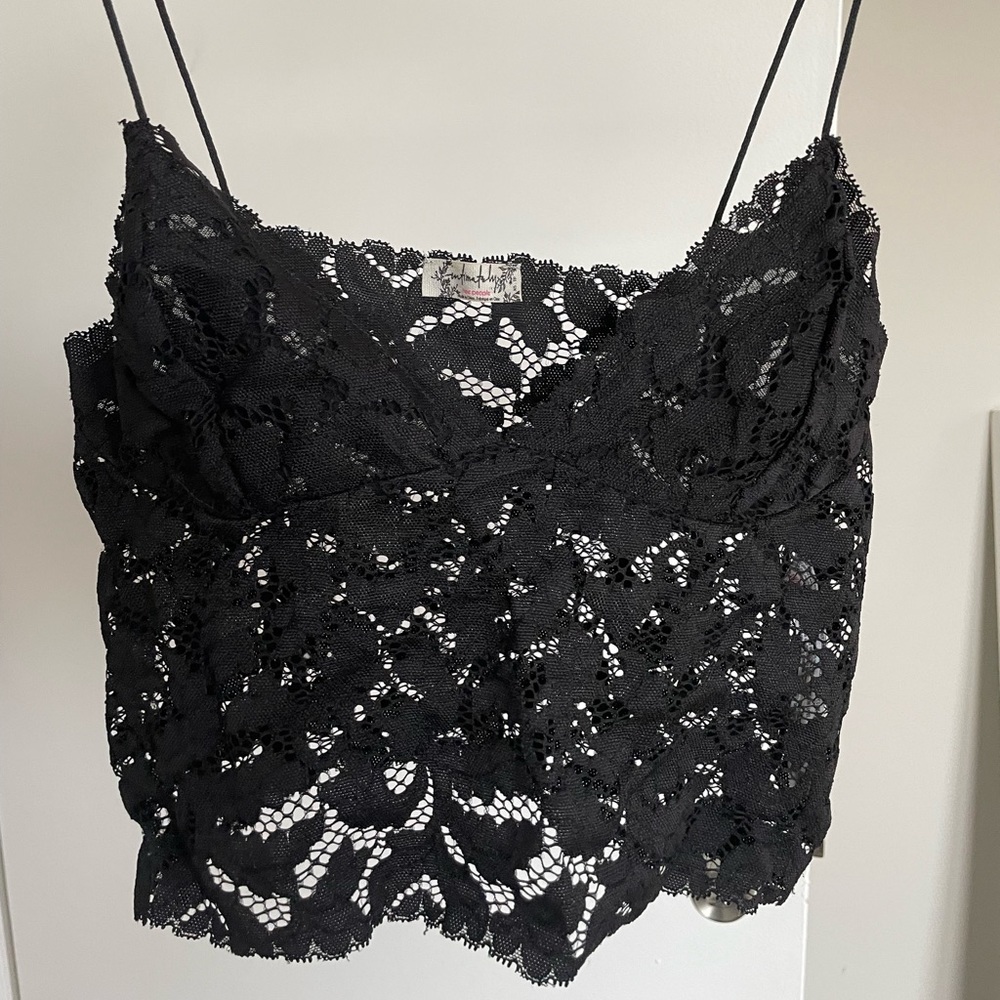 Black Cropped Cami